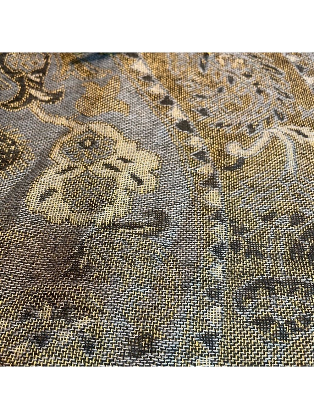 Large Paisley Wrap Scarf - Picture 4 of 4